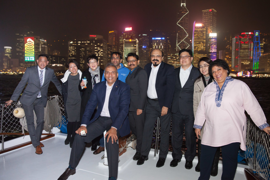 GMC and the HK Management team on the private cruise 
