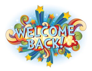 welcome back clip art